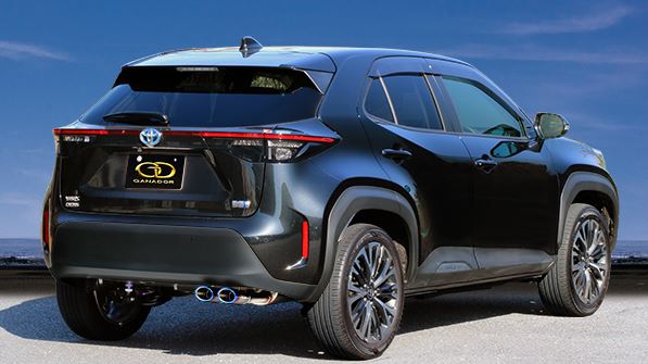 ヤリスクロス ハイブリッド 6AA-MXPJ10 2WD マフラー リヤピースのみ GVE-052BL GANADOR ガナドール Vertex 4WD SUV｜シンシアモール 店