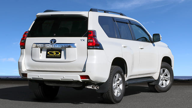 ランクルプラド ランドクルーザー 150系 ガソリン車 3BA-TRJ150W、CBA-TRJ150W マフラー GDS-301SPO GANADOR ガナドール ＰＢＳ.Ｓ
