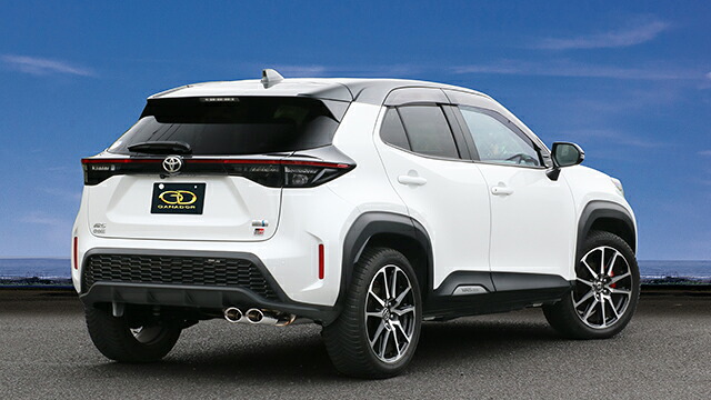 ガナドール ヤリスクロス ハイブリッド 2WD GR SPORT 6AA-MXPJ10 マフラー オールステンレス製 GVE-052GPO GANADOR Vertex 4WD SUV
