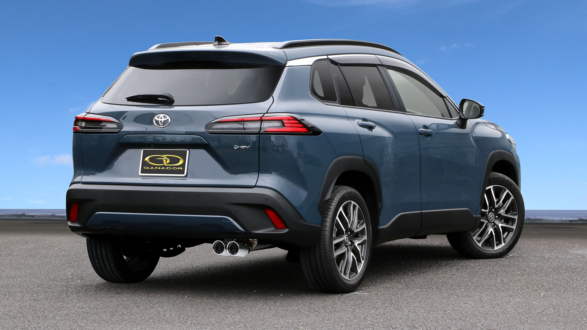 ガナドール カローラクロス ハイブリッド 6AA-ZVG13 マフラー GVS-058CPO GANADOR Vertex 4WD/SUV