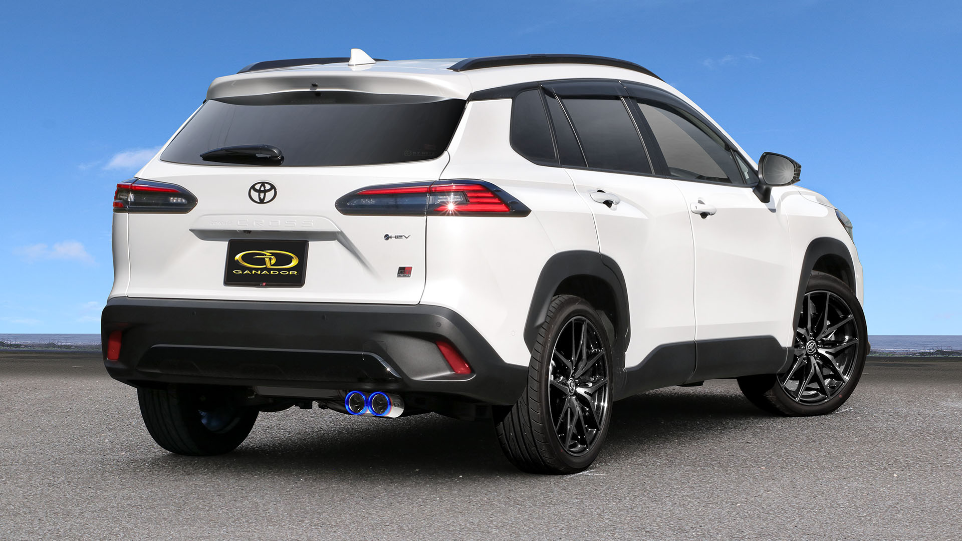 ガナドール カローラクロス GR SPORT 6AA-MXGH15 マフラー GVS-064BL GANADOR Vertex 4WD/SUV