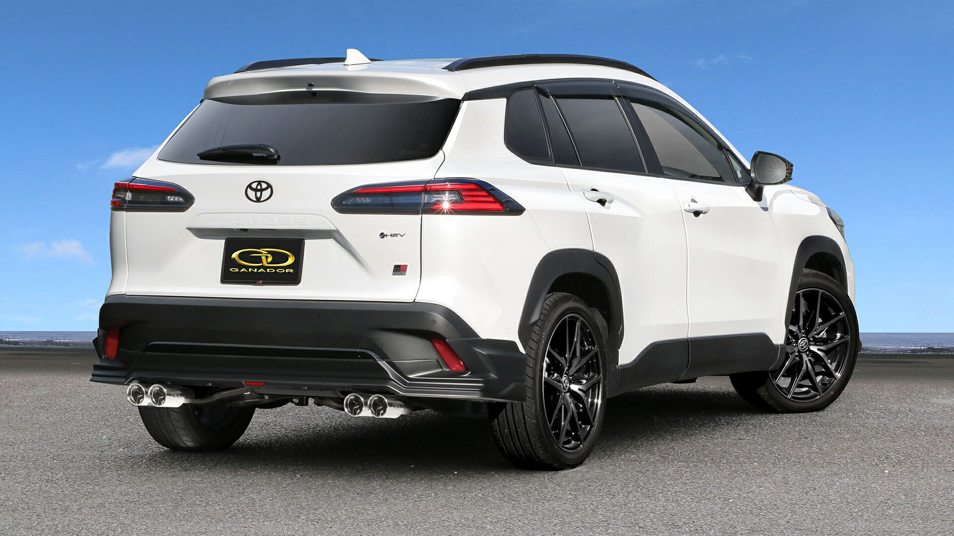 ガナドール カローラクロス GR SPORT 6AA-MXGH15 マフラー GVS-063GPO GANADOR Vertex 4WD/SUV