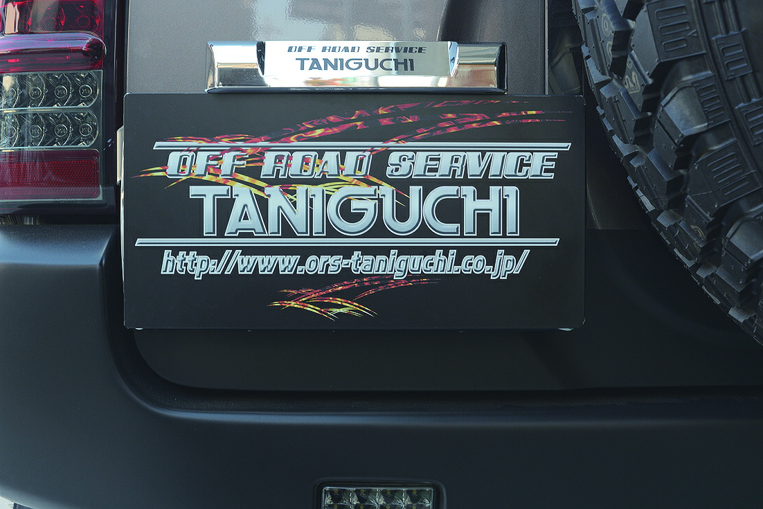 オフロードサービス タニグチ ジムニー JB23 スペアタイヤ移動キット用 ナンバー移動キット LEDナンバー灯セット OFF ROAD SERVICE TANIGUCHI|シンシアモール 店