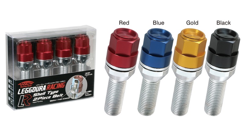 協永産業 シェルタイプ ボルト 4個入 M14XP1.5 取付座60° 首下長さ45 全長80 KIC3045K4 KYO-EI Kics LEGGDURA RACING キックス レデューラレーシング