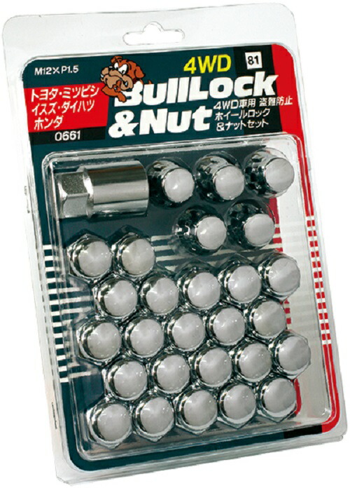 KYO-EI 協永産業 Bull Lock P1.25 5H車用 19HEX x 個数 袋タイプ M12