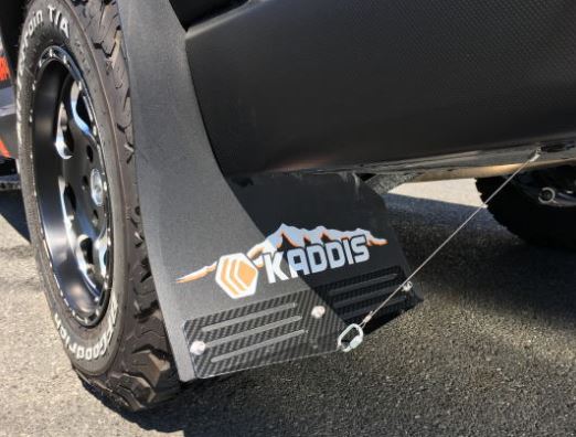 ロードハウス デリカD:5 D5 CV1W CV2W CV4W CV5W 前期 KADDIS専用 カディス専用 マッドフラップ プレミアム オレンジ CarbonPlate カーボン 泥除け KD-EX01070 カディス