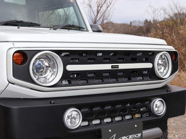 アケア ジムニー JB64 フロントグリル F.style ABS 塗装済 AMD-JB67-FG-2### AKEA｜シンシアモール 店