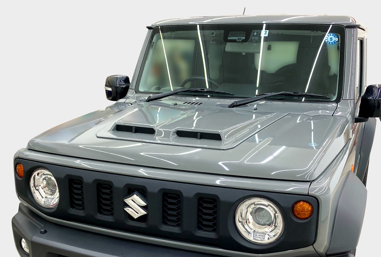 ジムニーシエラ JB74 ボンネットフードカバー FRP 未塗装 LIBERTAD リベルタ｜シンシアモール 店