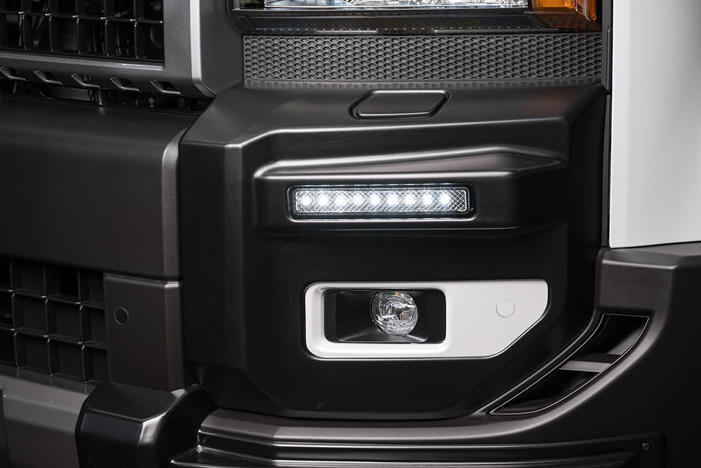 エムズスピード ランクル ランドクルーザー GDJ250W TRJ250W デイライトガーニッシュ 未塗装 2902-4110 M'z SPEED CROSS LINE クロスライン