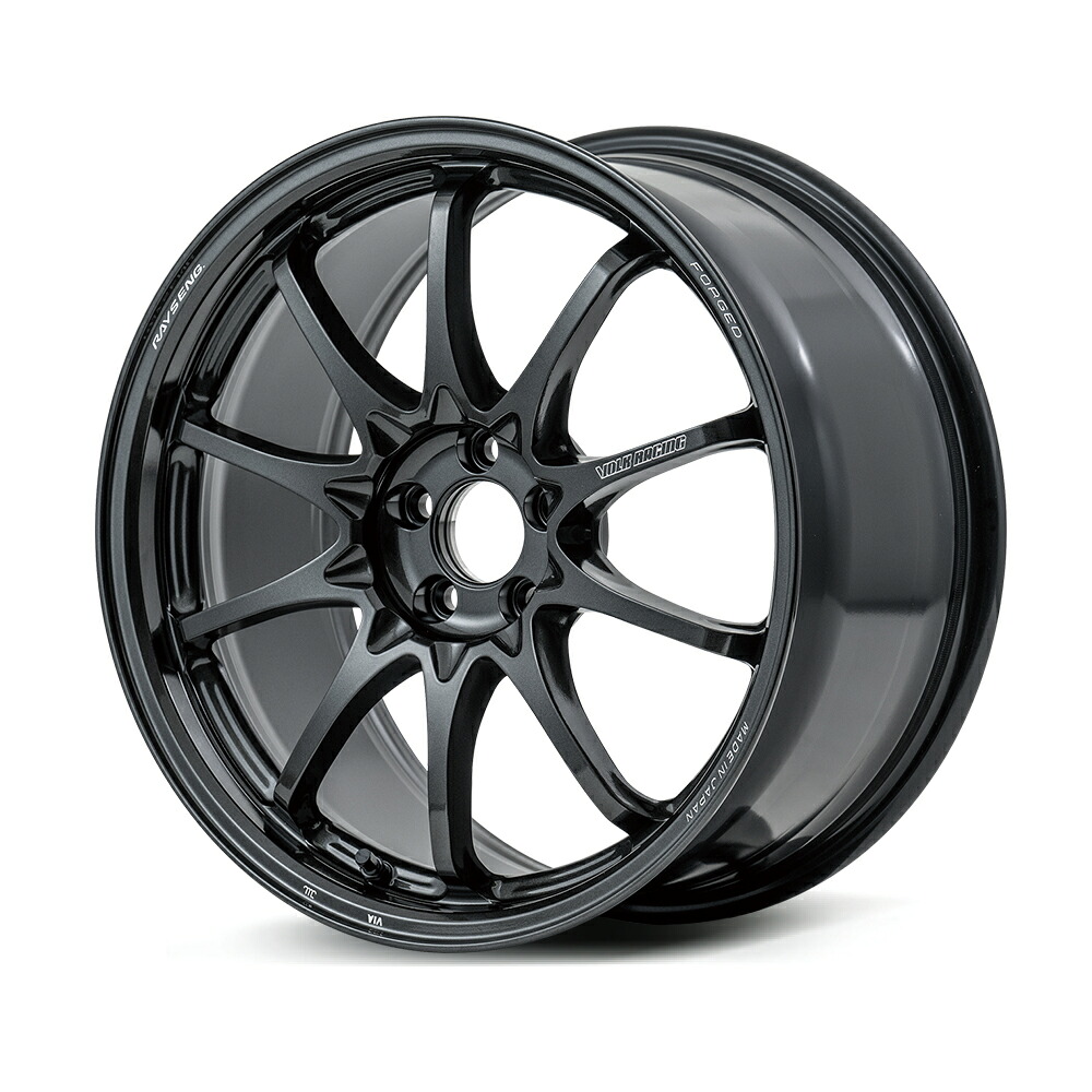 18インチ 5H114.3 9.5J+22 5穴 ボルクレーシング CE28N-plus 4本 ダイヤモンドダークガンメタ(MM) RAYS VOLK RACING