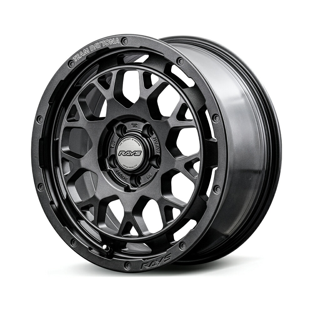 RAYS TEAM DAYTONA M9+ SPEC M 18インチ 5H114.3 7.5J+38 5穴 ホイール 1本 セミグロススーパーダークガンメタ AOJ