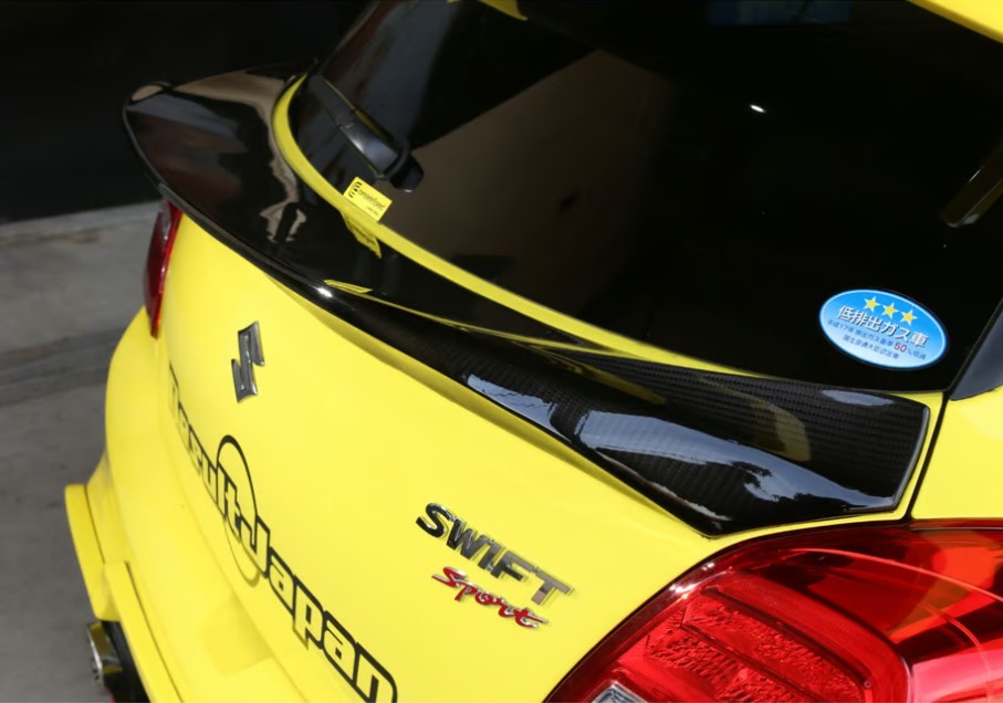 Result Japanテールゲートスポイラー　カーボンタイプ　ZC33S用 テールゲートスポイラー カーボンタイプ【SWIFT SPORT ZC33S