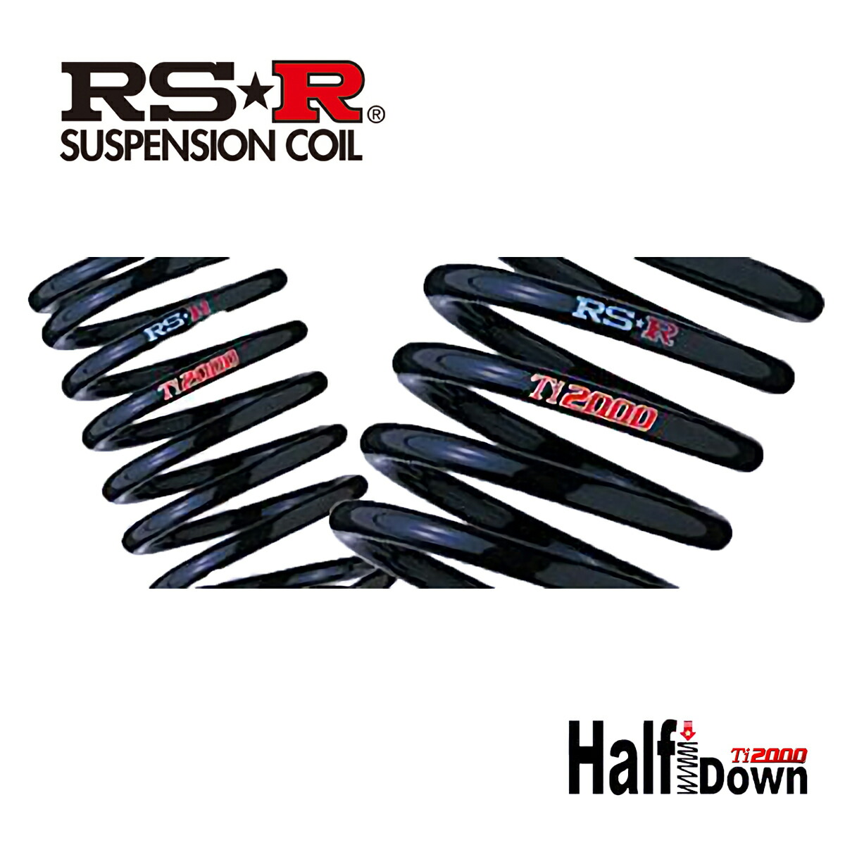 RSR ハスラー MR52S ダウンサス スプリング リア S410THDR RS-R Ti2000 HALF DOWN Ti2000 ハーフダウン