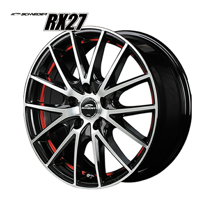 17インチ 5H100 7.0J 7J+50 5穴 ホイール 1本 MID WHEELS RX27