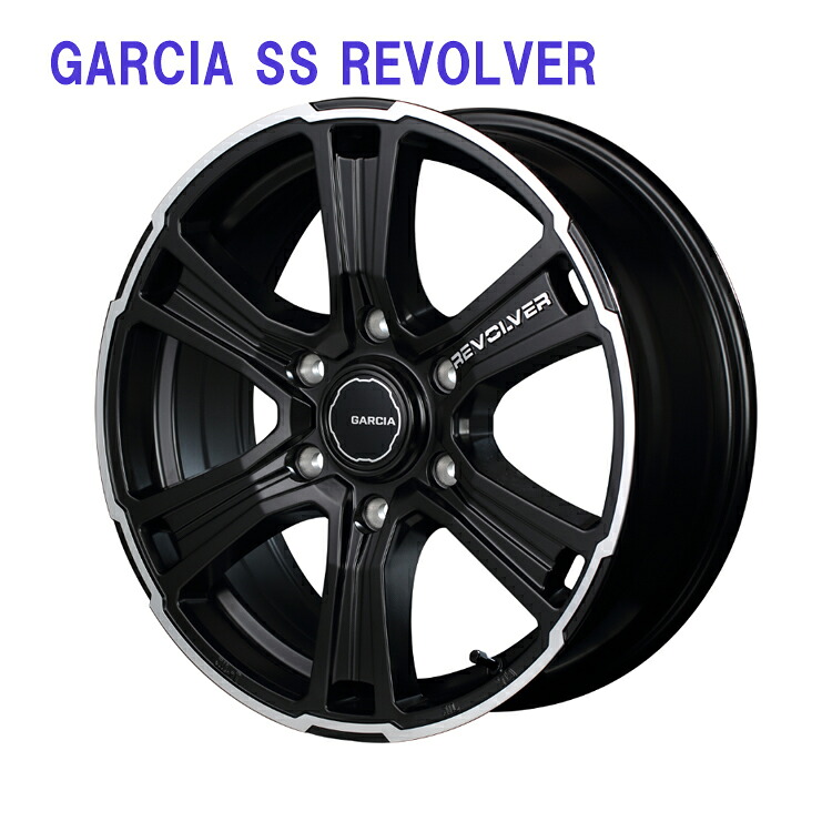 17インチ 6H139.7 6.5J+38 6穴 ガルシアSSリボルバー ホイール 4本 1台分セット MID WHEELS GARCIA SS REVOLVER