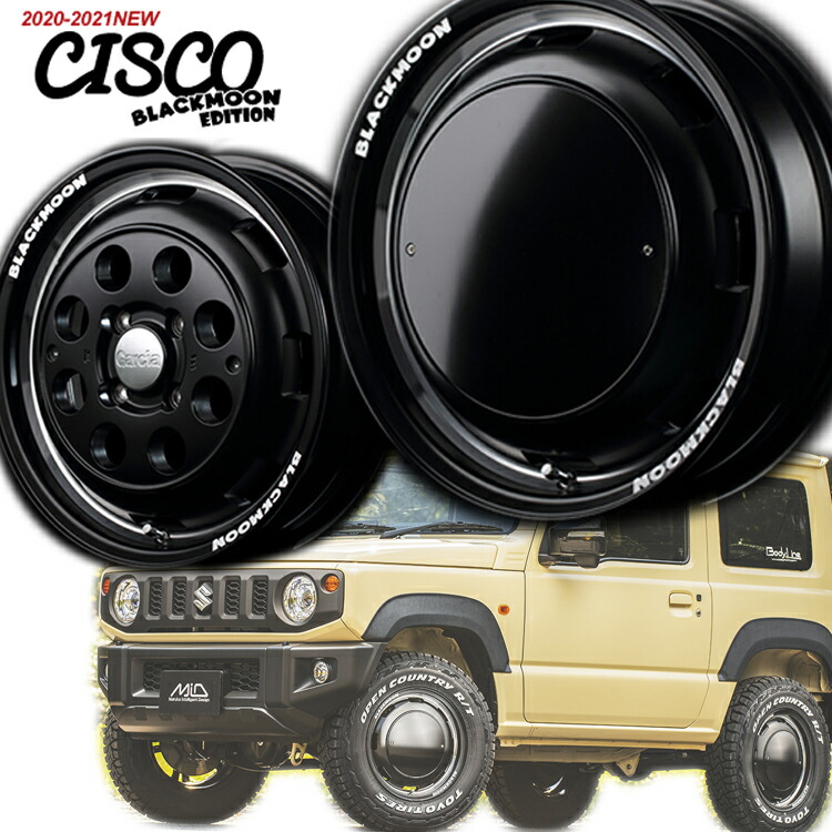 15インチ 6H139.7 6.0J 6J+33 6穴 ガルシアシスコ ブラック ホイール 1本 MID WHEELS Garcia CISCO BLACKMOON EDITION