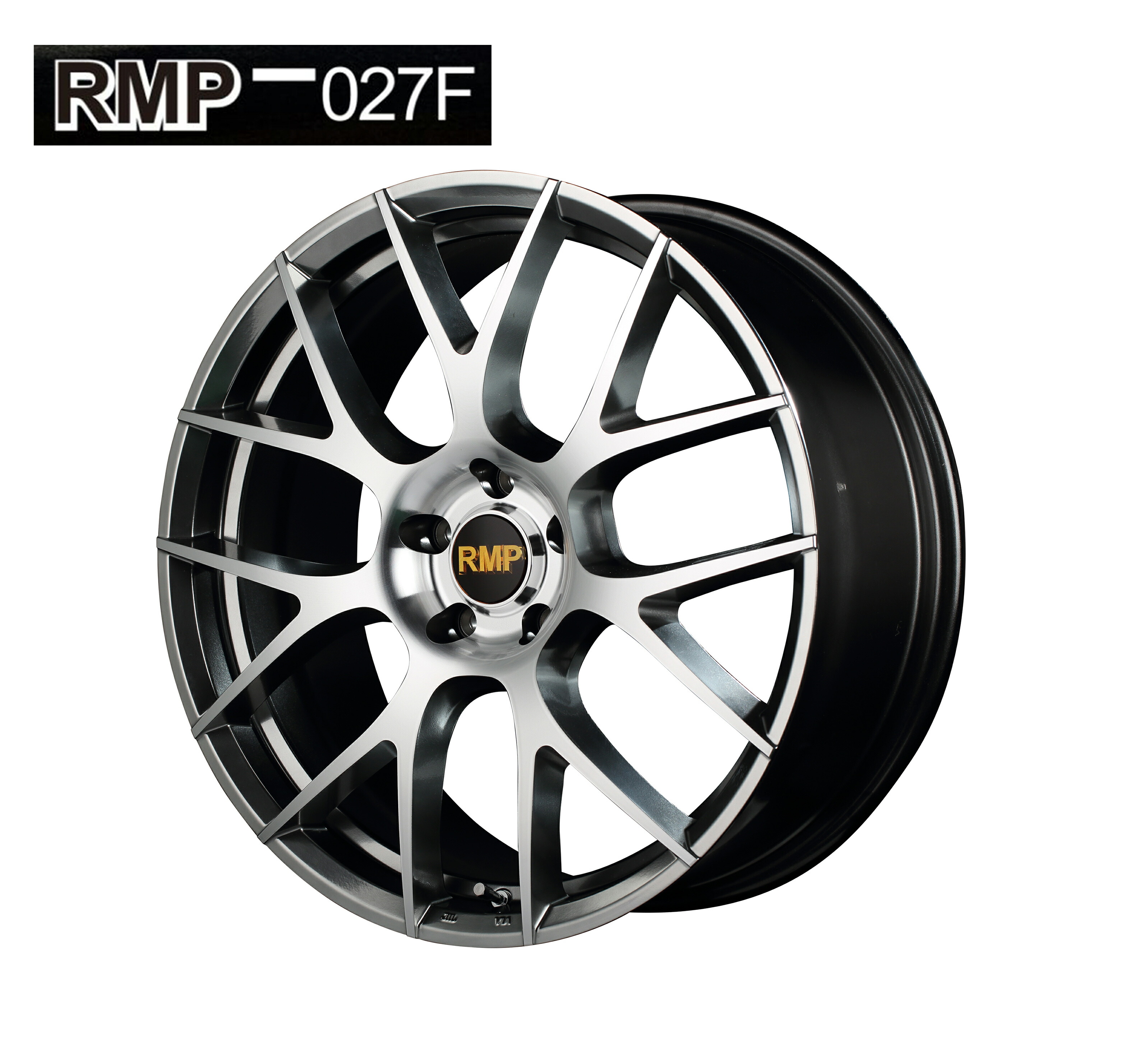 18インチ 5H114.3 8.0J 8J+42 5穴 ホイール 1本 ハイパーメタルコート ミラーカット MID WHEELS MID EXCLUSIVE RMP 027F