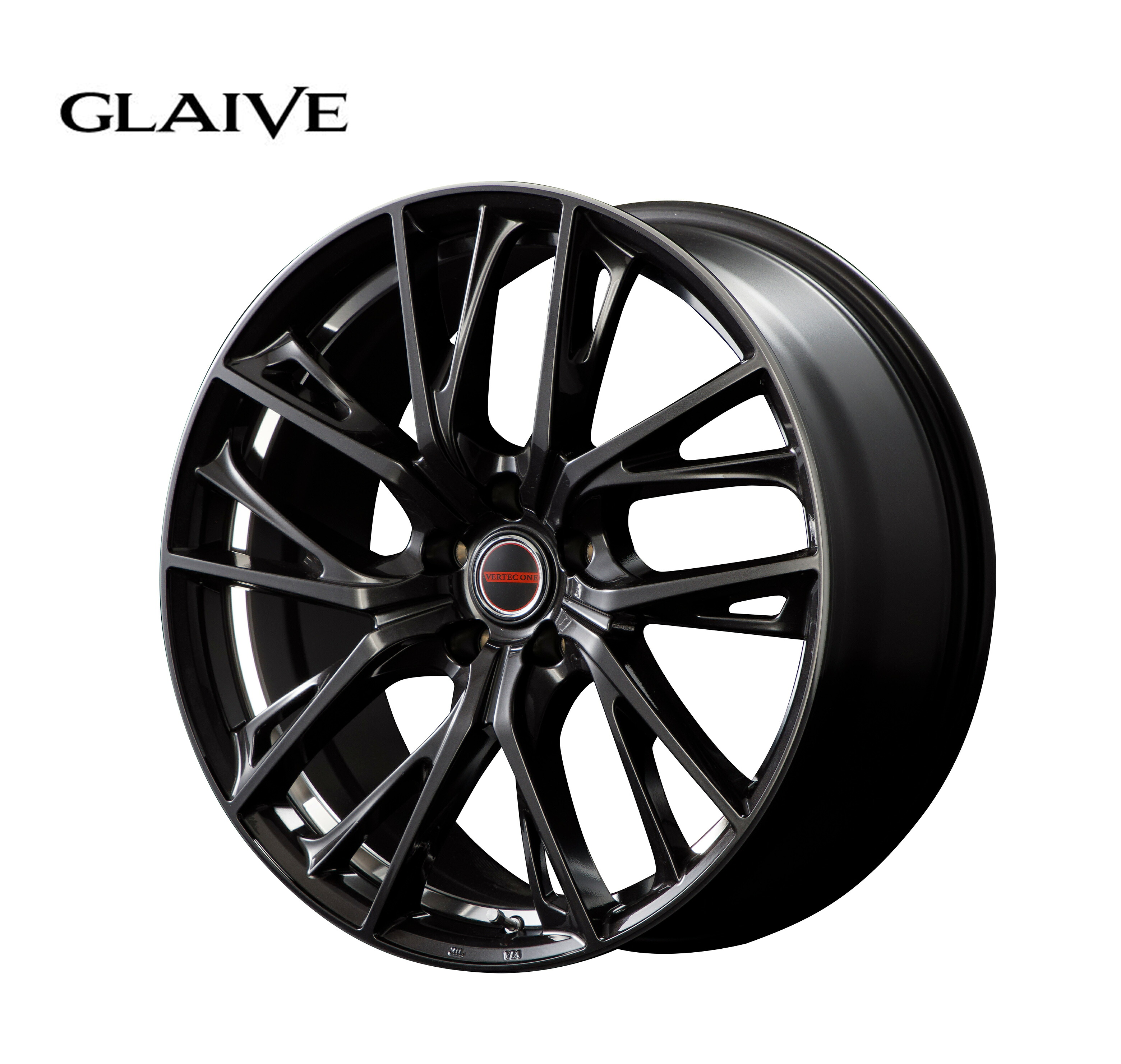 18インチ 5H114.3 7.0J 7J+48 5穴 グレイブ ホイール 1本 ダイヤモンドブラック リムエッジ&アンダーカットDC MID WHEELS GLAIVE|シンシアモール 店