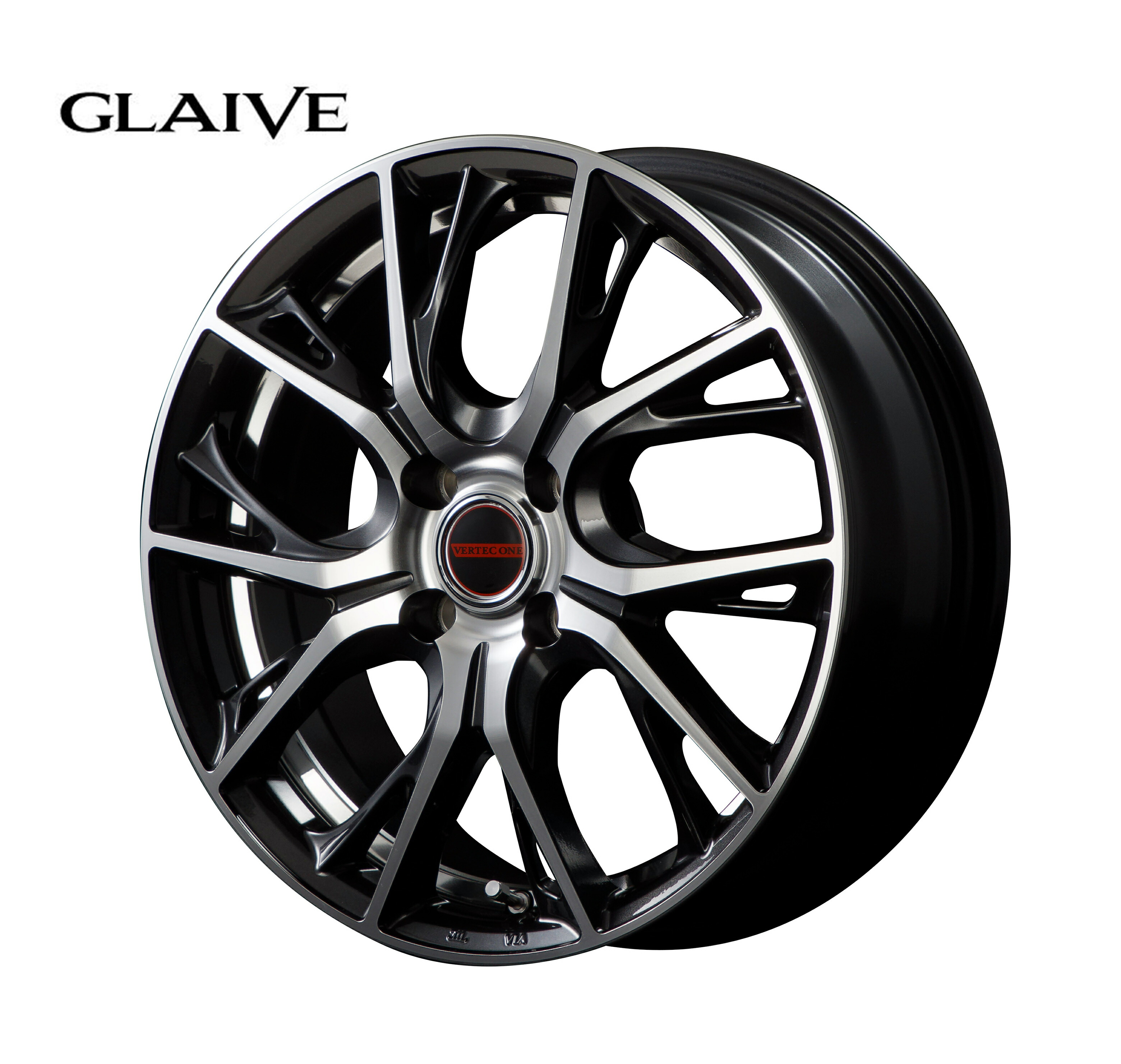 18インチ 5H114.3 7.0J 7J+42 5穴 グレイブ ホイール 1本 ダイヤモンドブラックポリッシュ アンダーカットDC MID WHEELS GLAIVE|シンシアモール 店