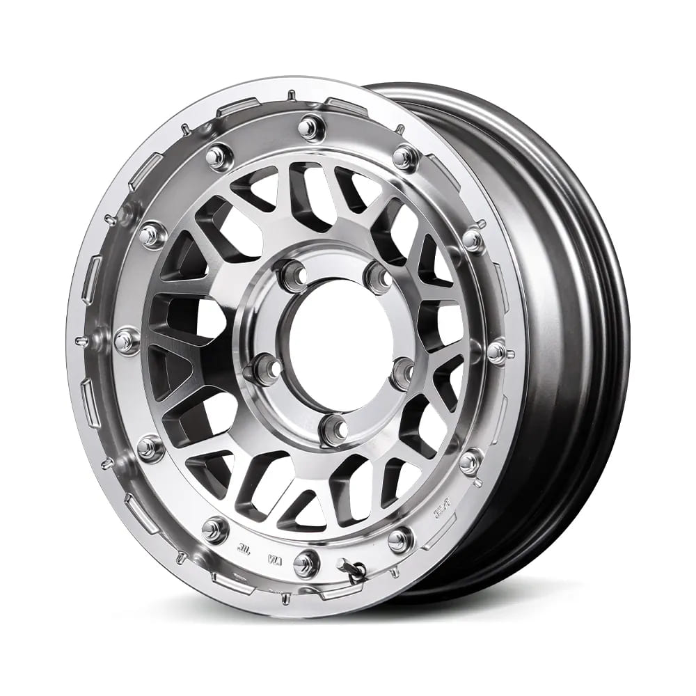 16インチ 5H139.7 5.5J+20 5穴 ナイトロパワー スティンガー ジムニー用ホイール 4本 ハイパーシルバー マシンドフェイス NITRO POWER M29 STINGER