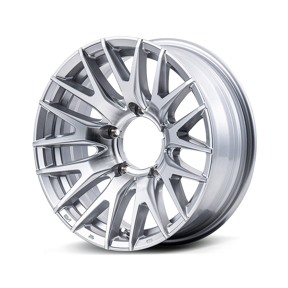 16インチ 5H139.7 6.0J 6J-5 5穴 ジムニーシエラ 用ホイール 1本 ハイパーメタルコート ミラーカット MID WHEELS MID EXCLUSIVE 029F