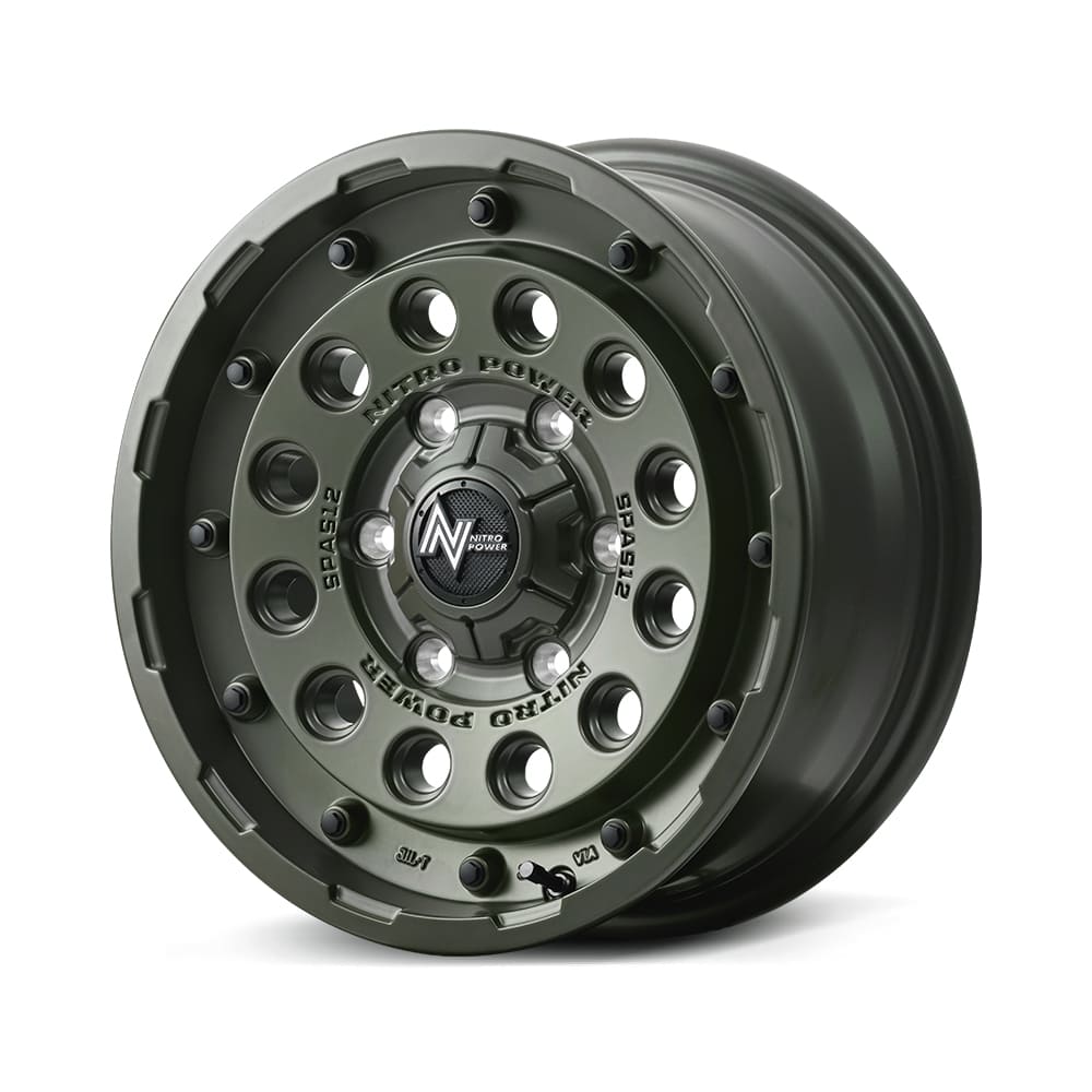 16インチ 6H139.7 6.5J+38 6穴 ナイトロパワー ショットガン ホイール 4本 MID WHEELS NITRO POWER H12 SHOTGUN Tactical Edition