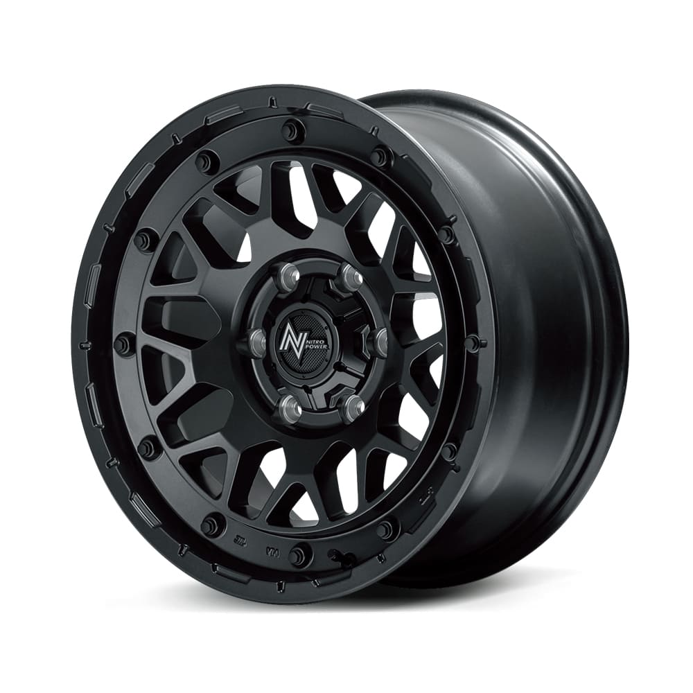 17インチ 6H139.7 8.0J 8J+20 6穴 ナイトロパワー スティンガー ホイール 4本 バレルブラック MID WHEELS NITRO POWER M29 STINGER|シンシアモール 店