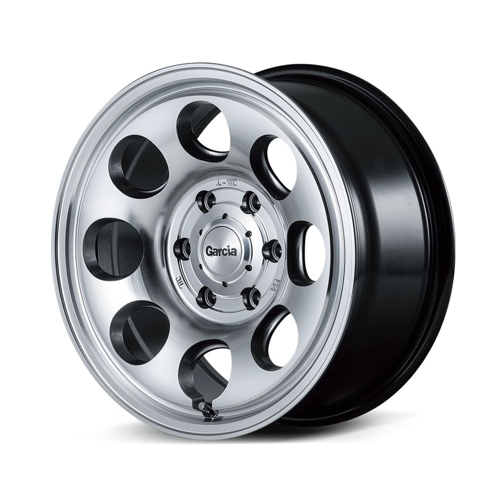 16インチ 5H114.3 7.0J 7J+40 5穴 ガルシア パーム8 ホイール 1本 メタリックグレー ポリッシュ MID WHEELS Garcia Palm8|シンシアモール 店