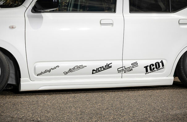 アルト アルトワークス ターボRS HA37系 サイドステップ FRP製品 黒ゲルコート仕上げ 未塗装 ESB CLS RM RACING MODIFY レーシングモデファイシリーズ