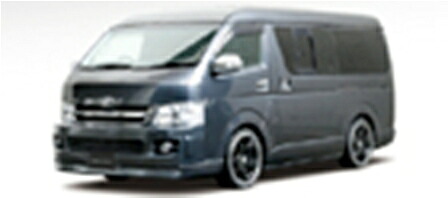 アーティシャンスピリッツ ハイエース KDH TRH21系 2型 フロントハーフスポイラー FRP 未塗装 ARTISAN SPIRITS HIGH-SPEC LINE ハイスペックライン