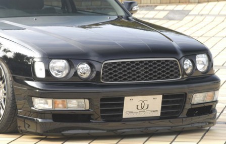 バタフライシステム グロリア Y33 後期 フロントハーフスポイラー 未塗装 グランツインターナショナル 個人宅発送追金有｜シンシアモール 店