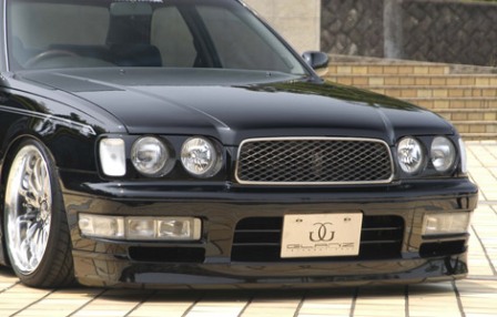 バタフライシステム グロリア Y33 前期 フロントハーフスポイラー 未塗装 グランツインターナショナル 個人宅発送追金有 46,235円