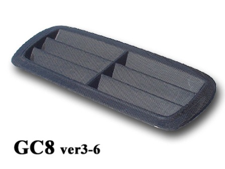 チャージスピード インプレッサ GC8/GF8 ボンネットエアダクト アウトレットタイプ FRP 未塗装 CHARGE SPEED 撃速CHARGE　SPEED 撃速チャージスピード