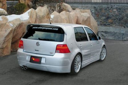 チャージスピード GOLF4 1J### リアバンパー FRP 未塗装 CHARGE SPEED Spazionova スパシオノーバ