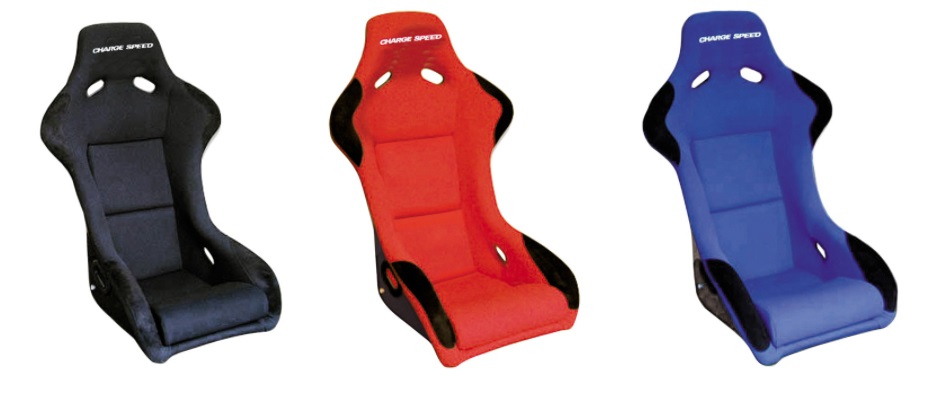 チャージスピード 汎用 フルバケットシート スポルト ケブラー SK-01黒・SK-02赤・SK-03青 CHARGE SPEED
