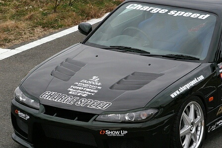 チャージスピード 180SX RPS RS13 ボンネット T-2（S15用） カーボン 未塗装 CHARGE SPEED 撃速CHARGE SPEED 撃速チャージスピード
