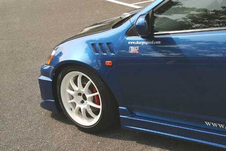 チャージスピード インテグラ DC5 後期 フロントフェンダー 未塗装 CHARGE SPEED BottomLine ボトムライン|シンシアモール 店