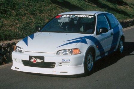 チャージスピード シビック EG# フロントスポイラー 3Dr用 タイプ1 未塗装 CHARGE SPEED