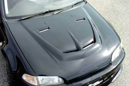 チャージスピード シビック EG# ボンネット ダクト付 FRP 未塗装 CHARGE SPEED