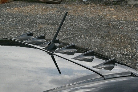 チャージスピード フィット GE8 9 前期 ルーフフィン カーボン 未塗装 CHARGE SPEED