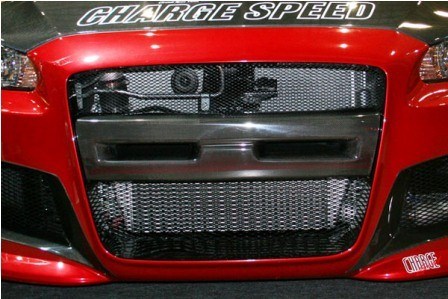 チャージスピード ランサーエボリューションX ランエボ CZ4A CSフロントセンターガーニッシュ カーボン CHARGE SPEED