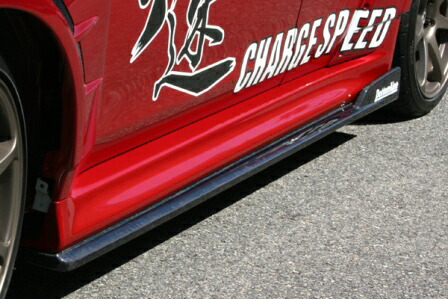 チャージスピード ランサーエボリューションX ランエボ CZ4A 後期 サイドボトムライン タイプ2 FRP 未塗装 CHARGE SPEED BottomLine ボトムライン