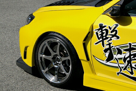 チャージスピード インプレッサ WRX GRB GRF ワイドフェンダー タイプ2 FRP 未塗装 CHARGE SPEED 撃速CHARGE　SPEED 撃速チャージスピード チャージスピード インプレッサ WRX GRB GRF 3点セット ハーフタイプ