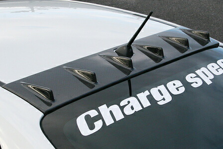チャージスピード インプレッサ WRX GVB GVF ルーフフィン カーボン 未塗装 CHARGE SPEED BottomLine ボトムライン｜シンシアモール 店