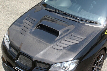 チャージスピード インプレッサ WRX GD# ボンネット タイプ2 ダクト付き FRP FRP 未塗装 CHARGE SPEED 撃速CHARGE SPEED 撃速チャージスピード｜シンシアモール 店