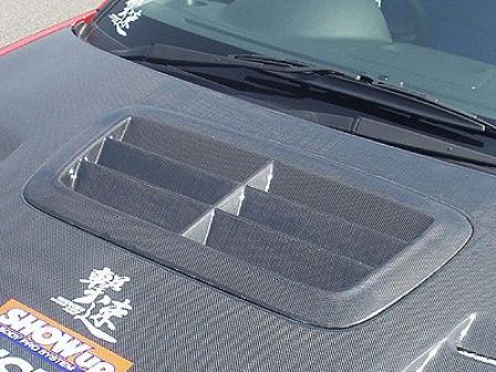 チャージスピード インプレッサ WRX GD# ボンネットエアダクト アウトレットタイプ FRP 未塗装 CHARGE SPEED 撃速CHARGE SPEED 撃速チャージスピード