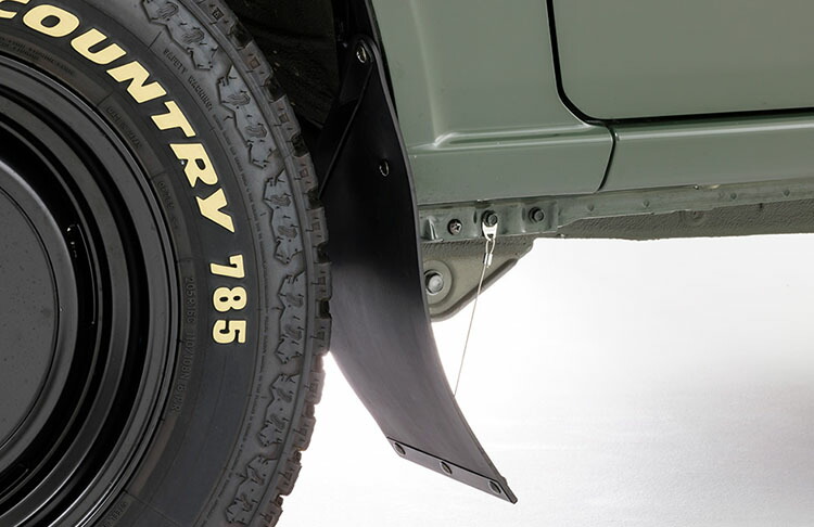 ダムド ジムニー JB64 マッドフラップ? DAMD little G. TRADITIONAL