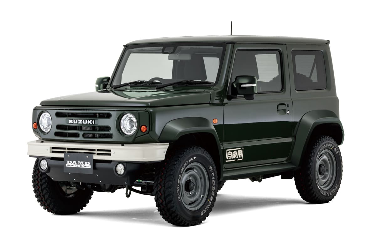 ダムド ジムニー シエラ JB74 エクステリア+WILDBOAR SR 5本セット 未塗装 DAMD the ROOTS|シンシアモール 店
