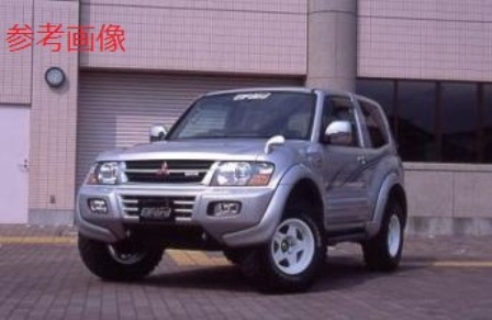 エルフォード パジェロ V60/70系 オーバーフェンダー ショート用30mmワイド FRP 未塗装 Elford