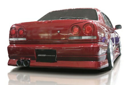 ファイナルコネクション スカイライン R34 リアバンパースポイラー FRP 未塗装/ゲルコート FINALKONNEXION FALCONseries ファルコンシリーズ
